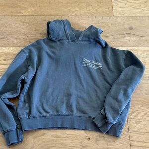 Zara Gray Blue Girls Cozy Hoodie